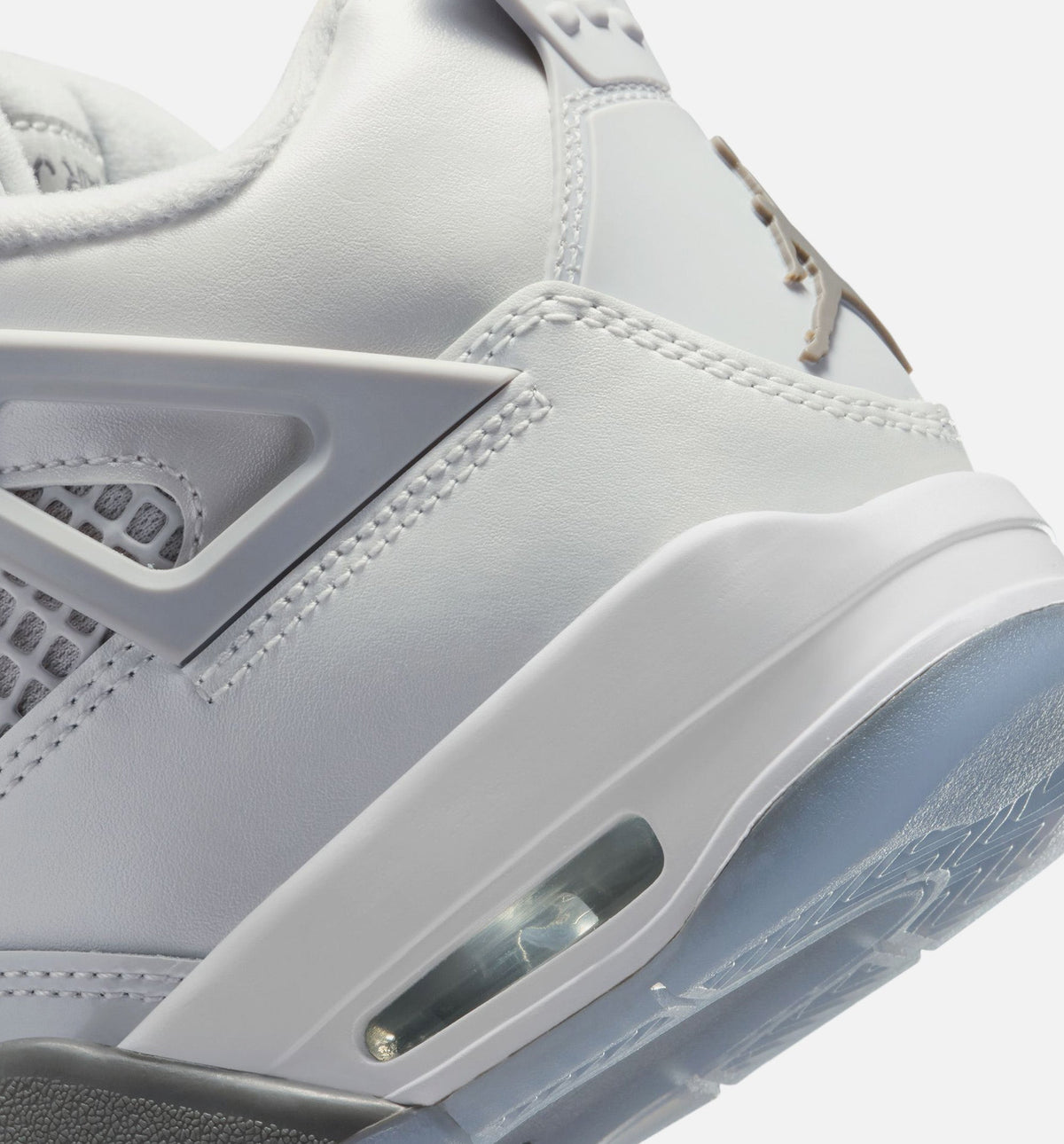 Air Jordan 4 Retro Blue Chill Kids' Shoes - Grey/Ice Blue