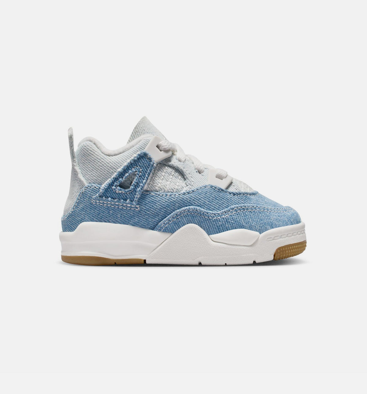 Air Jordan 4 Retro Worn Blue Baby & Toddler Shoes - Cream/Faded Blue