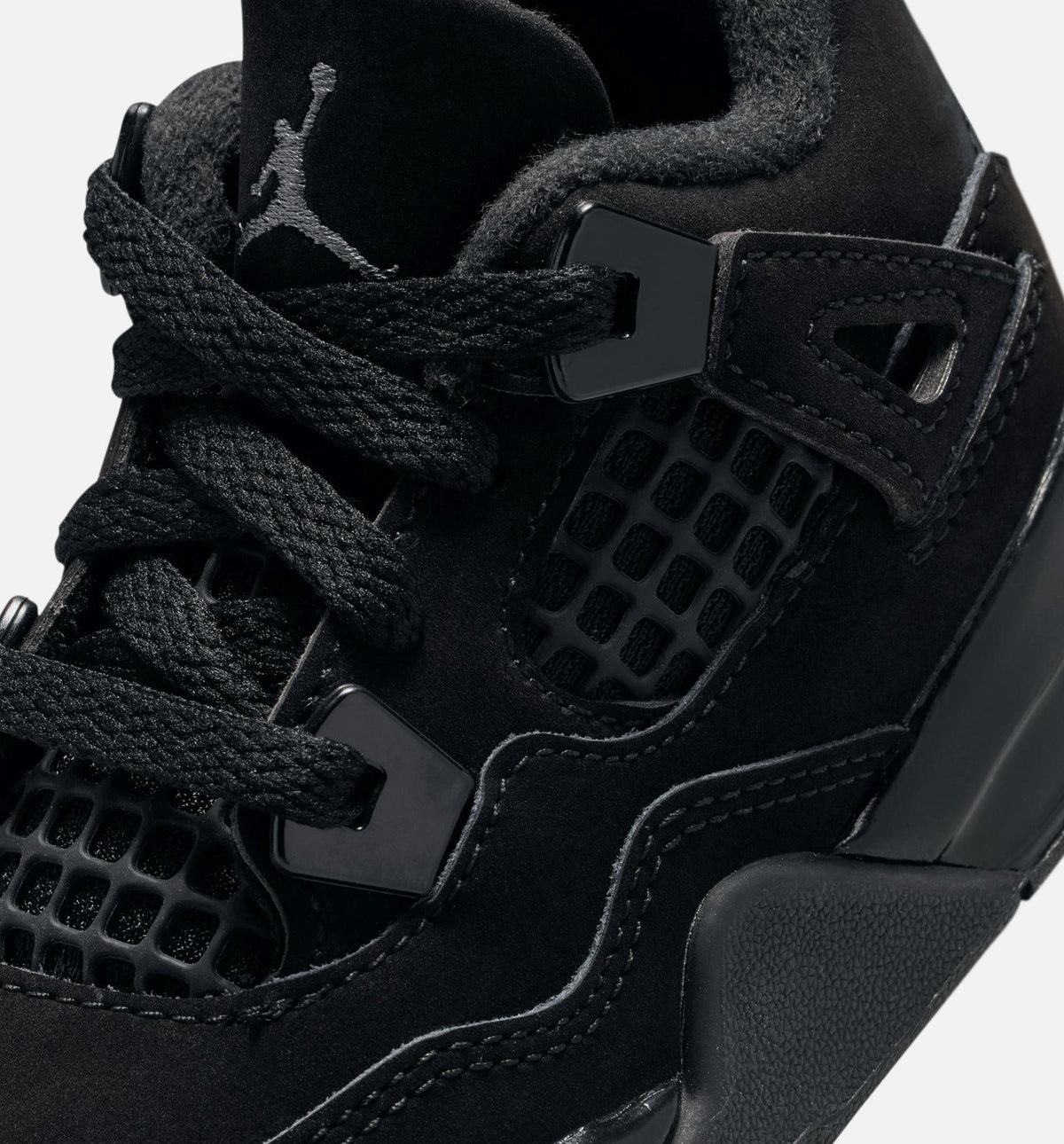 Air Jordan 4 Retro Black Cat Baby & Toddler Shoes - Black/Graphite