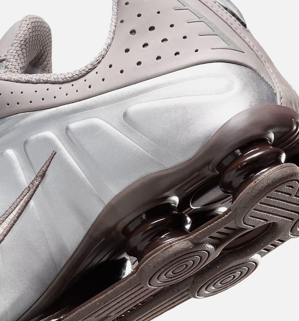 Nike Shox R4 Men's Shoes - Stone/Grey/Brown