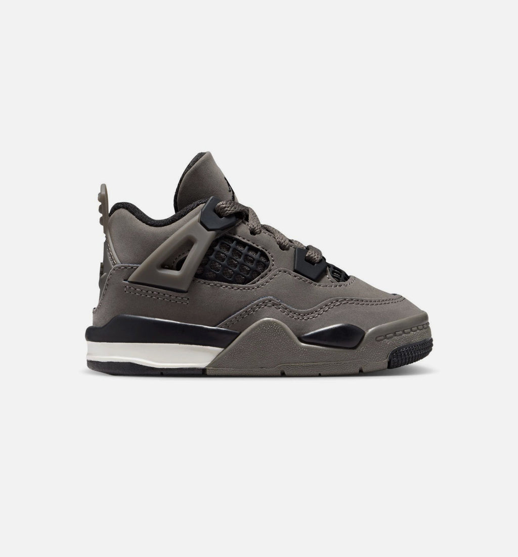 Air Jordan 4 Retro Cave Stone Baby & Toddler Shoes - Brown/Black