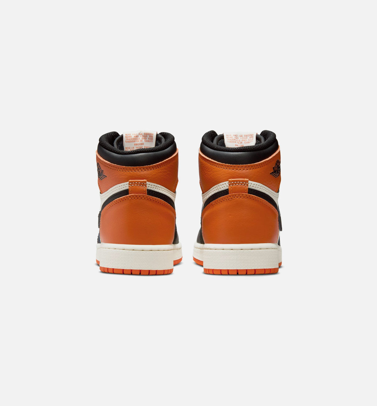 Air Jordan 1 Retro High OG Shattered Backboard Kids' Shoes - Black/Orange