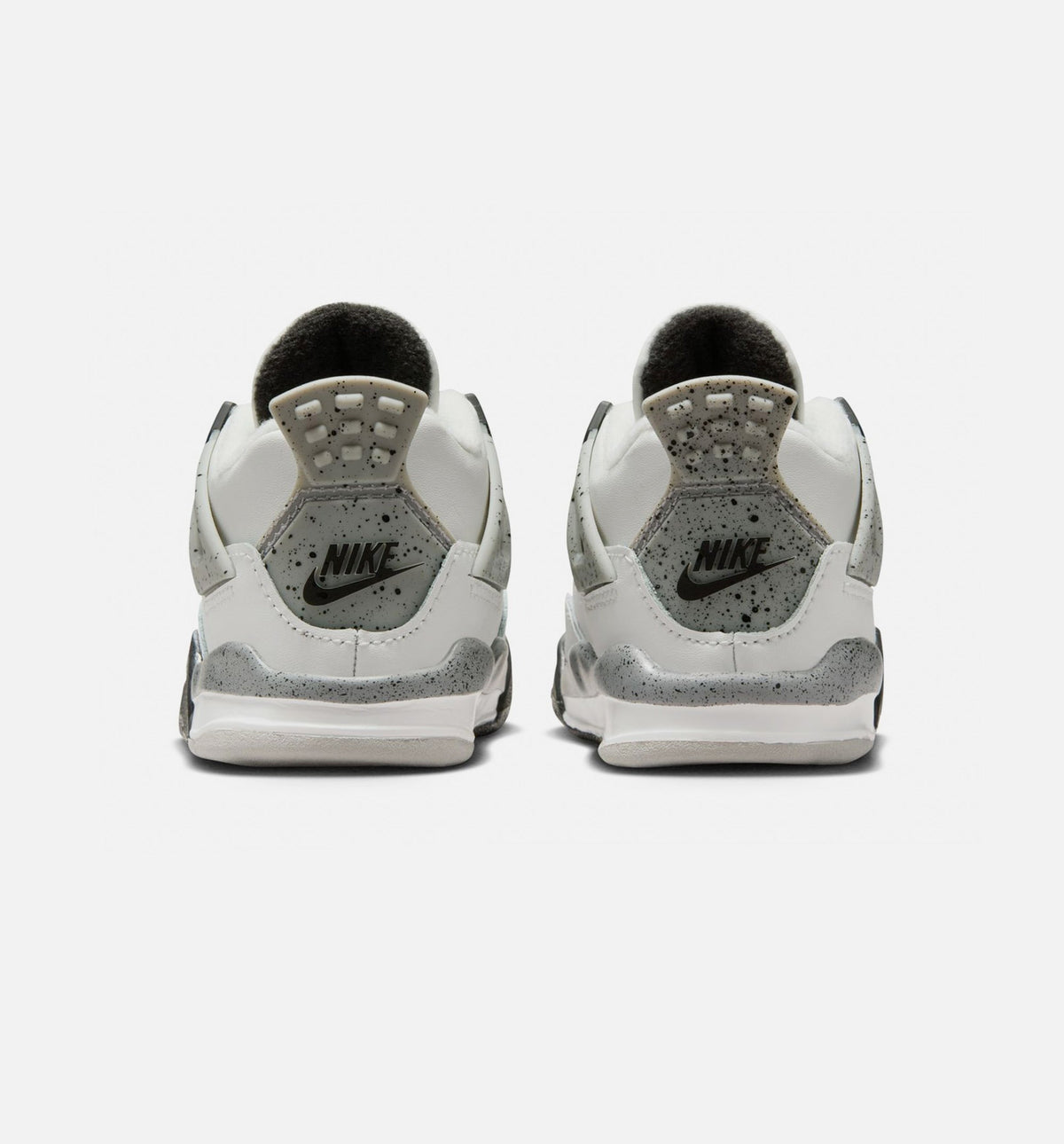 Air Jordan 4 Retro White Cement Baby & Toddler Shoes - White/Grey/Red