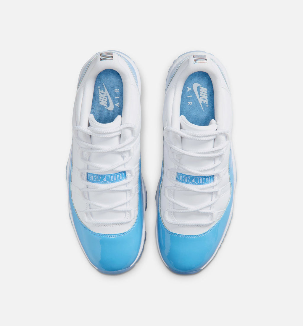 Air Jordan 11 Retro Low University Blue Men's Shoes - White/Blue