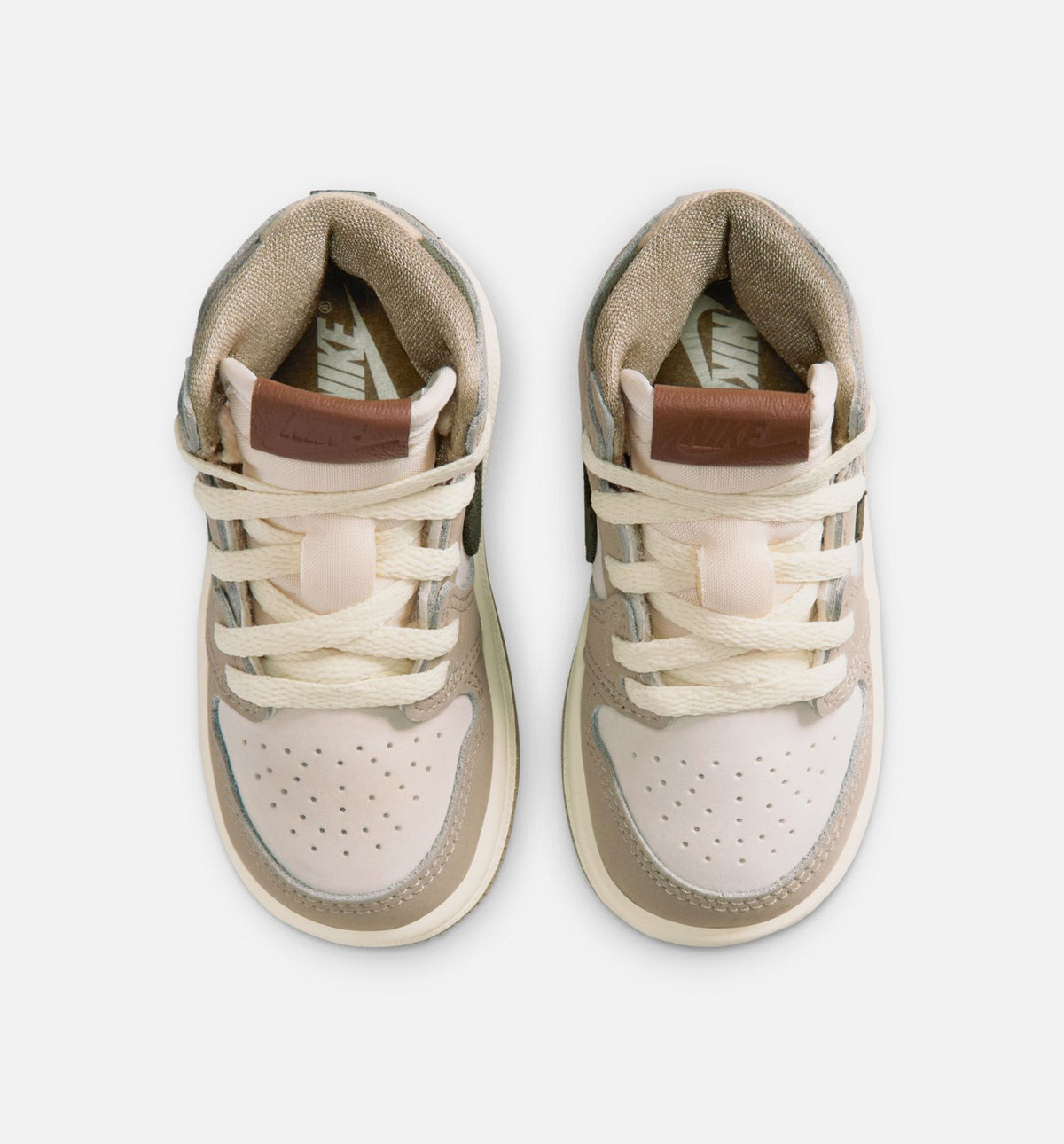 Air Jordan 1 Retro High OG Khaki Baby & Toddler Shoes - Khaki/Coconut Milk