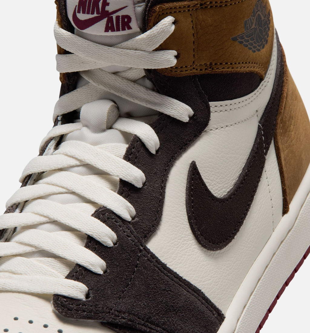 Air Jordan 1 Retro High OG Love Letter Men's Shoes - Brown/Red/Tan