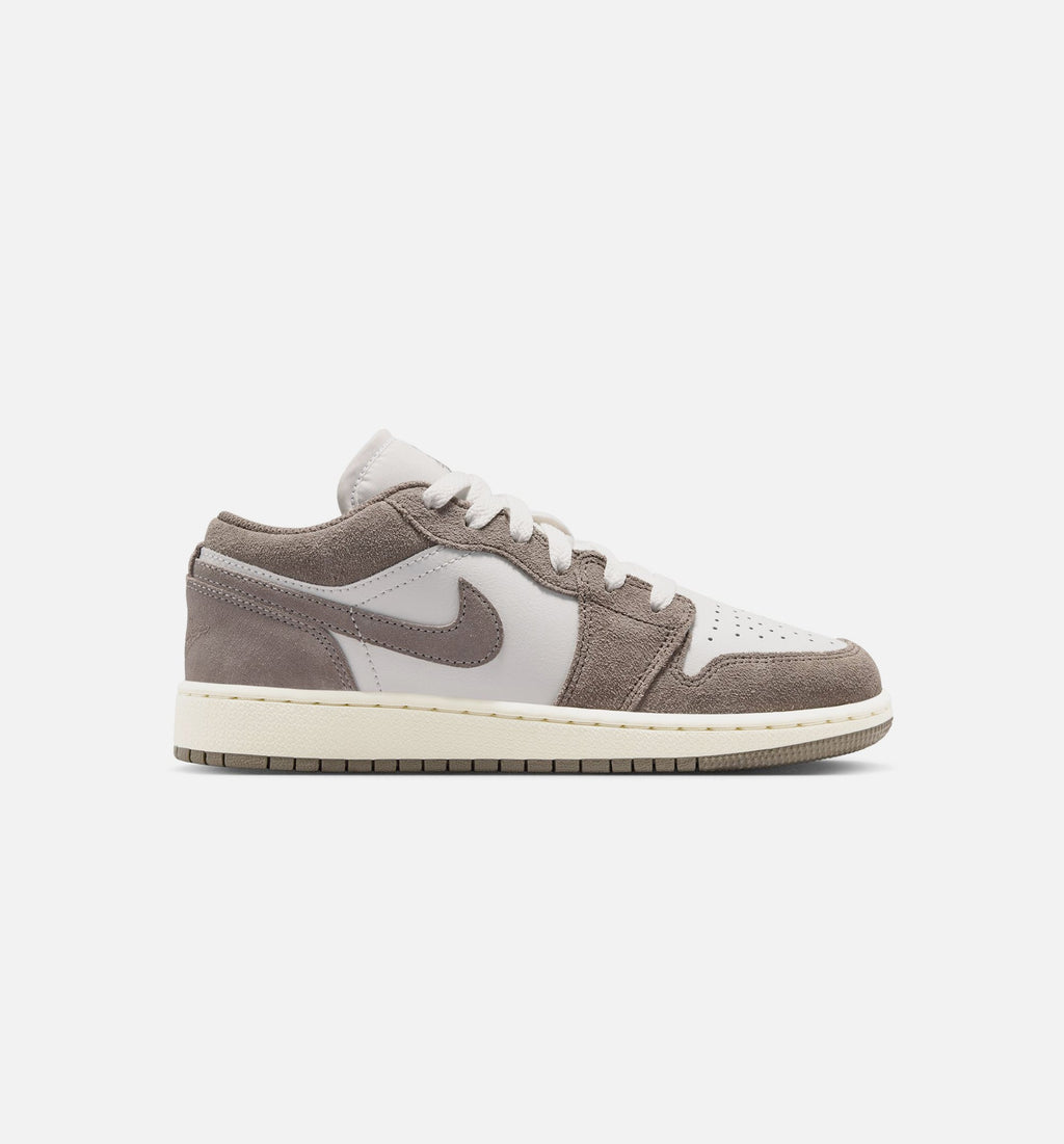 Air Jordan 1 Low Olive Grey Kids' Shoes - Olive/Enigma Stone/Summit White