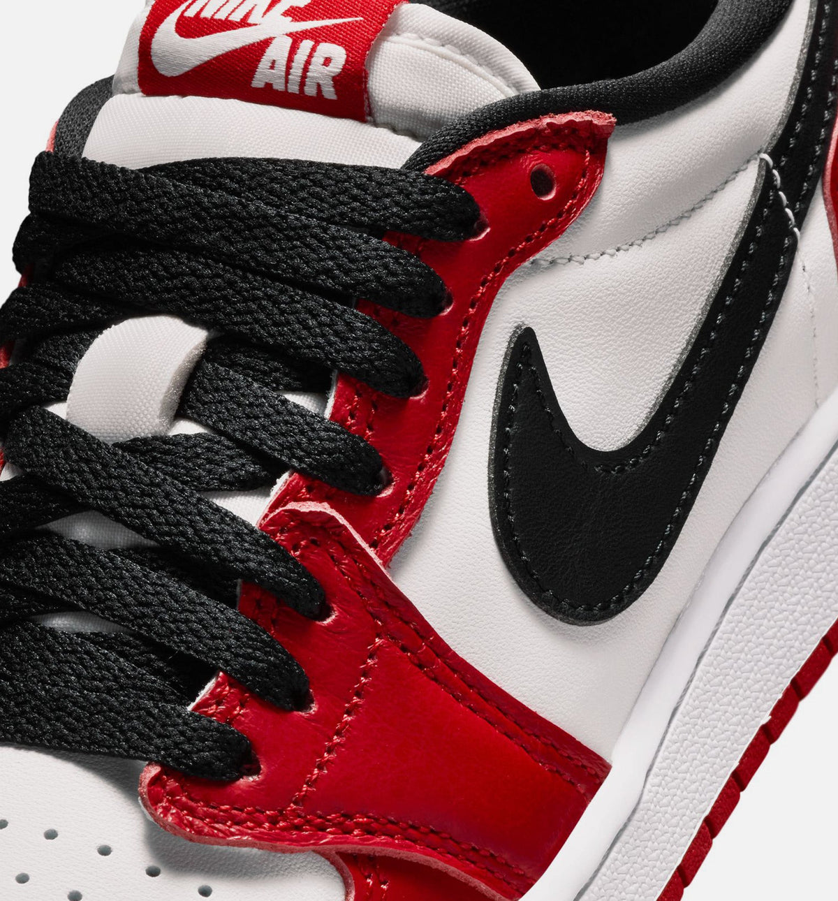 Air Jordan 1 Retro Low OG Chicago Kids' Shoes - Red/Black/White