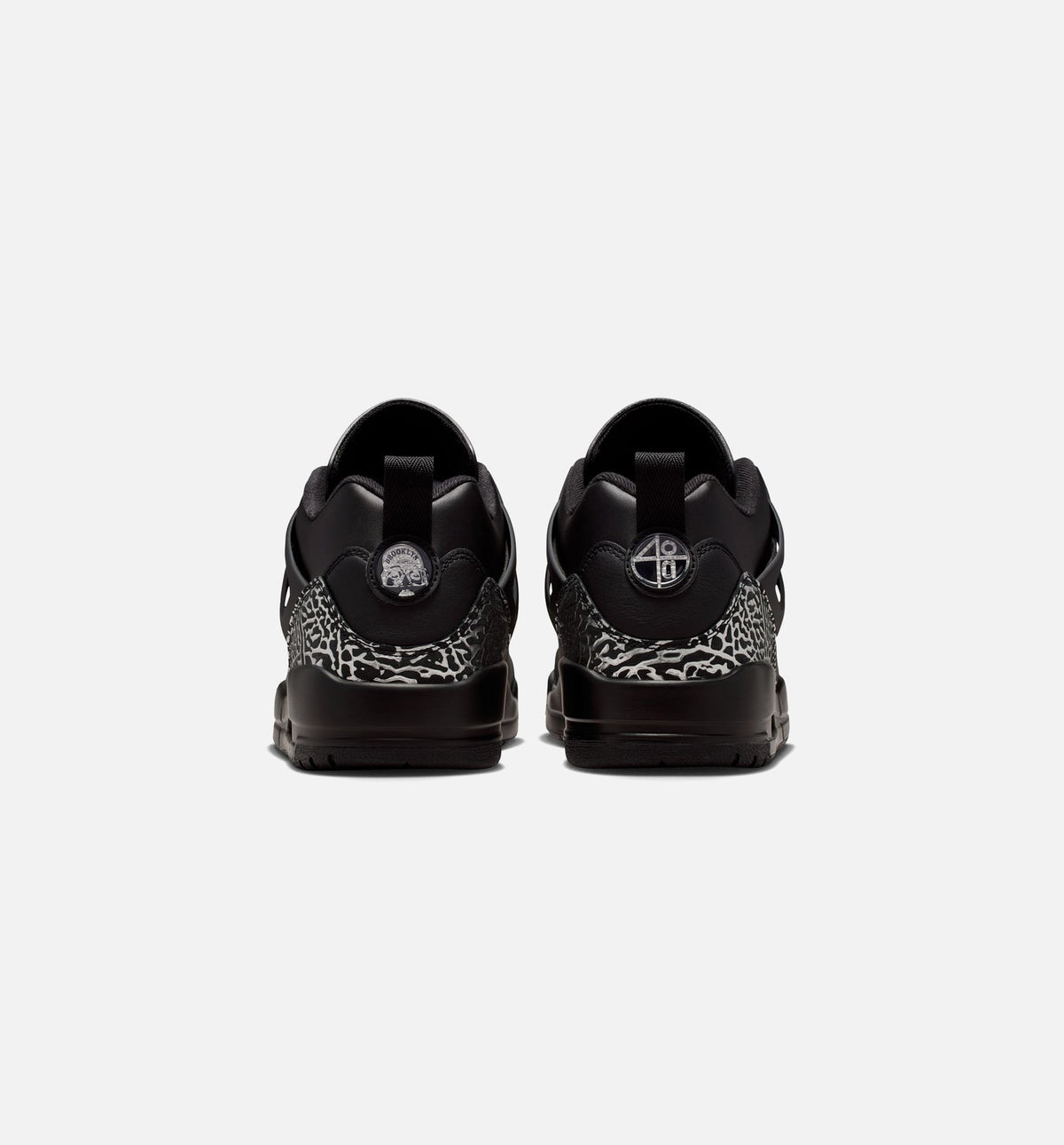 Jordan Spizike Low Men's Basketball Shoes - Black/Metallic Silver