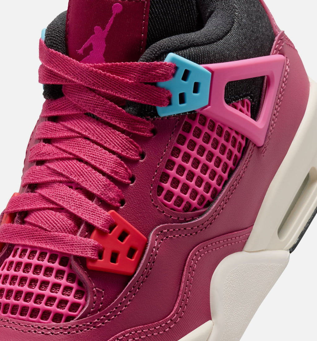 Air Jordan 4 Retro She's A Star Kids' Shoes - Berry/Pink
