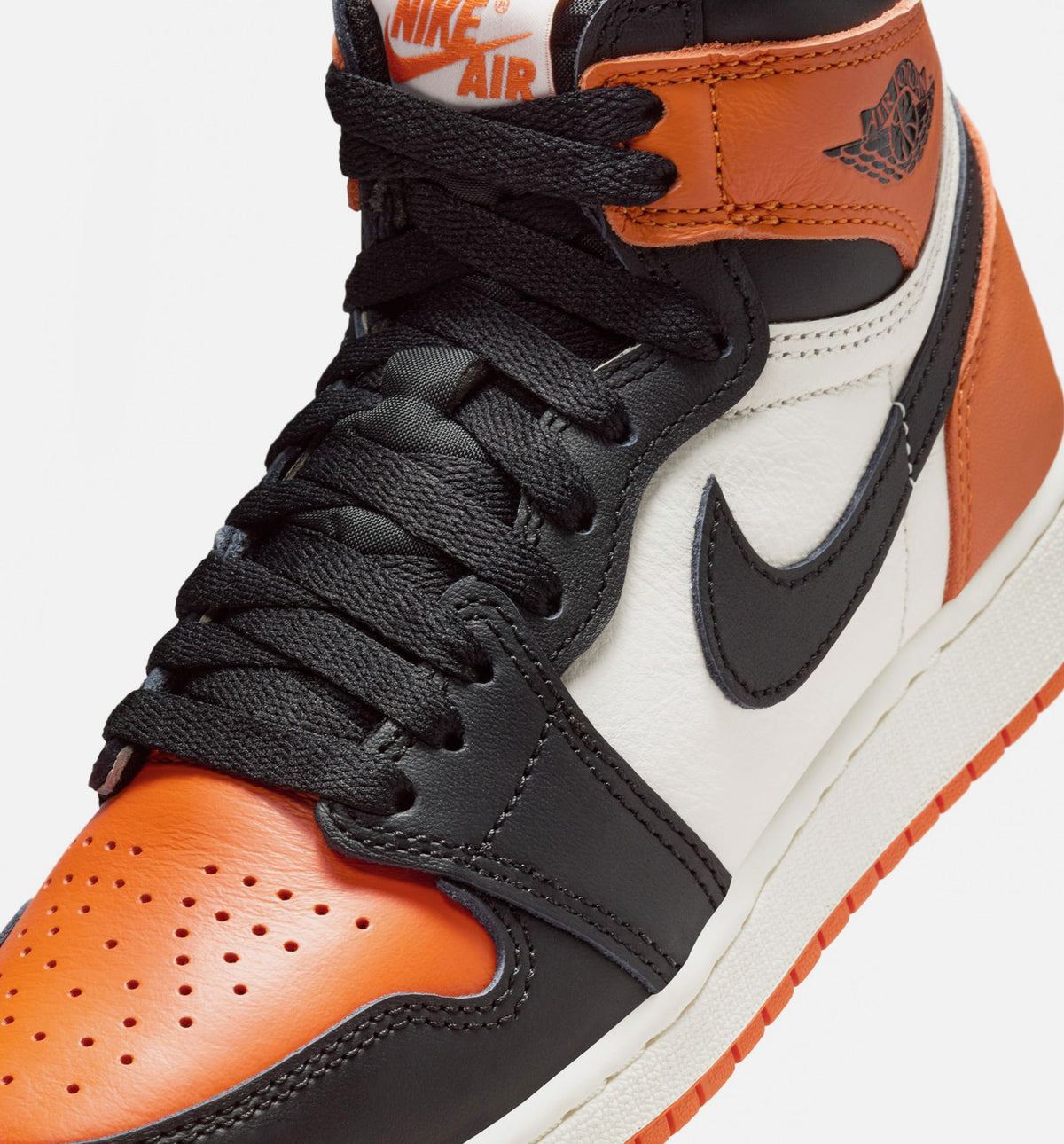 Air Jordan 1 Retro High OG Shattered Backboard Kids' Shoes - Black/Orange