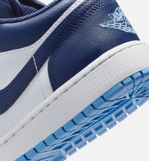 Air Jordan 1 Low Midnight Navy Kids' Shoes - Navy/University Blue/White