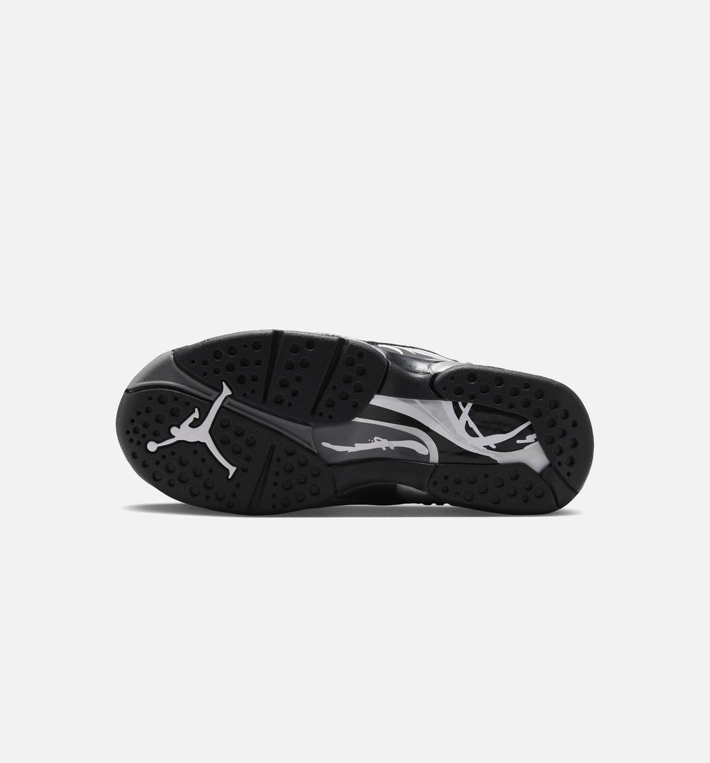 Air Jordan 8 Retro Chrome Kids' Shoes - Black/White/Grey