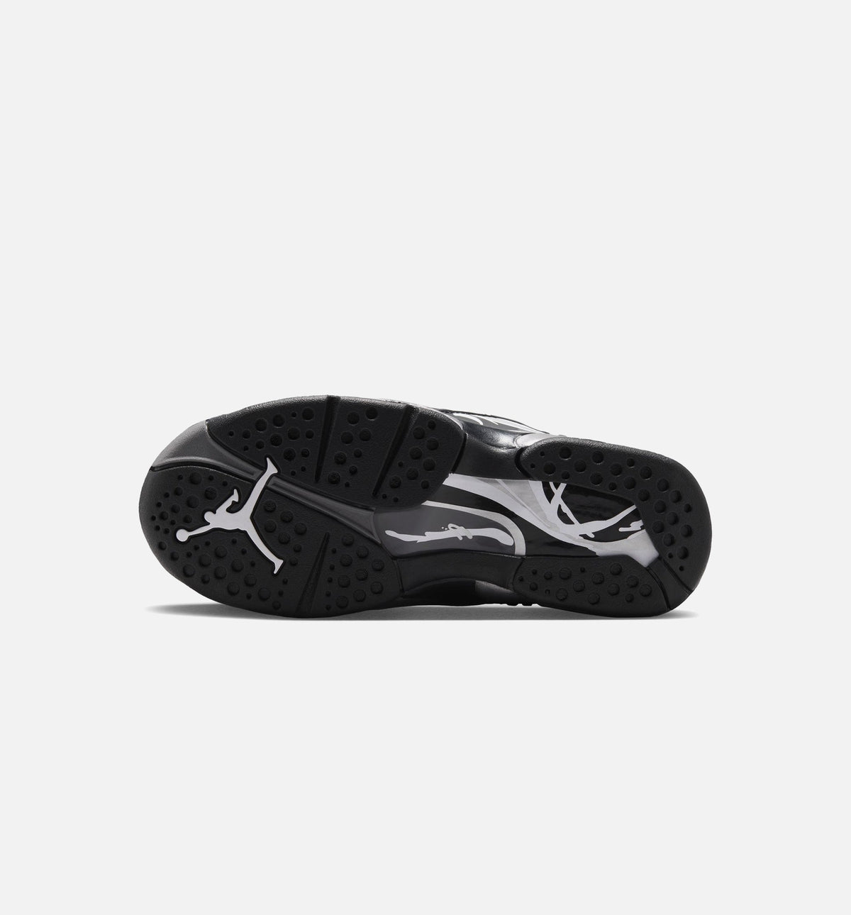 Air Jordan 8 Retro Chrome Kids' Shoes - Black/White/Grey