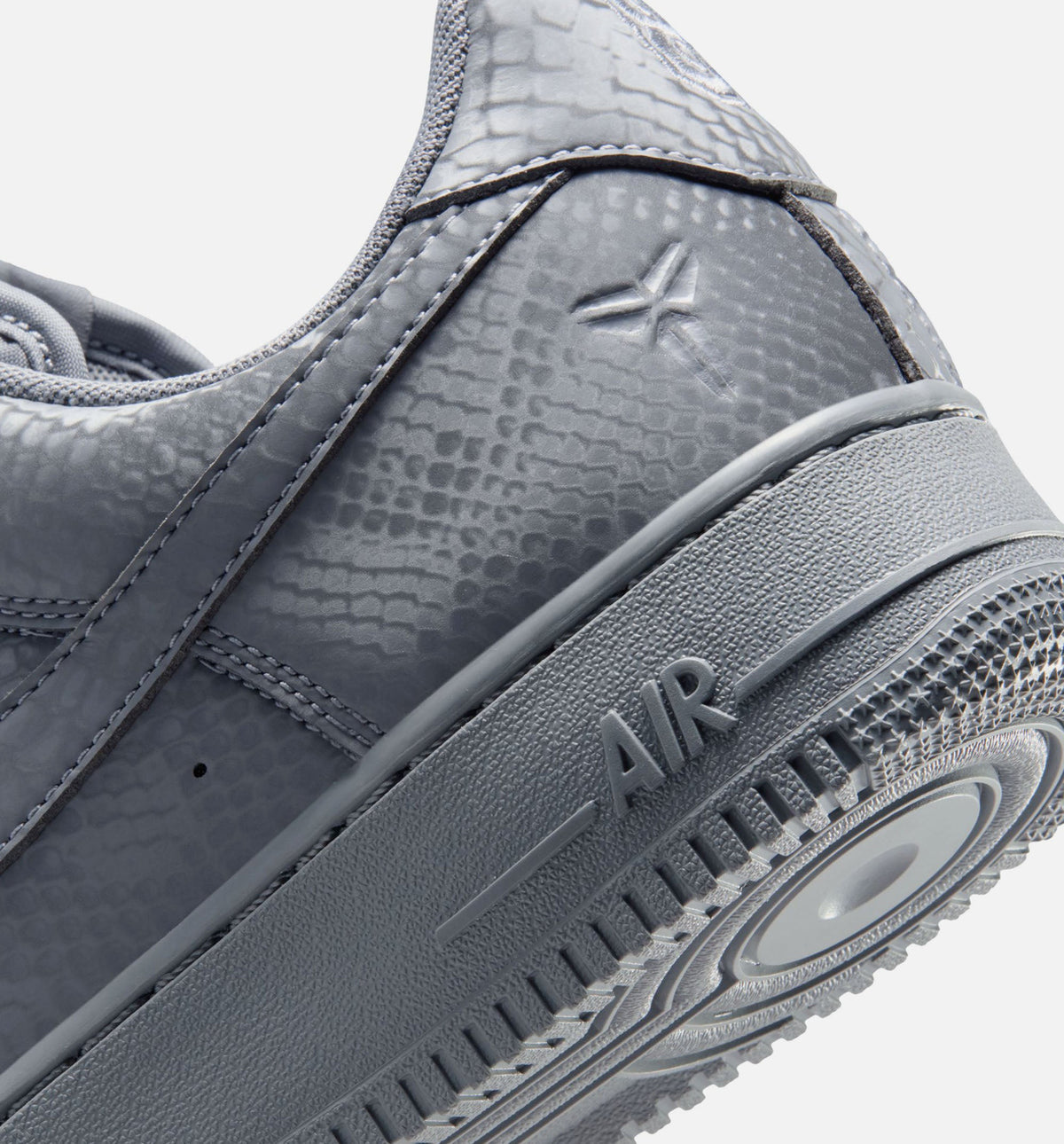Nike Kobe Air Force 1 Low Cool Grey Men's Shoes - Grey