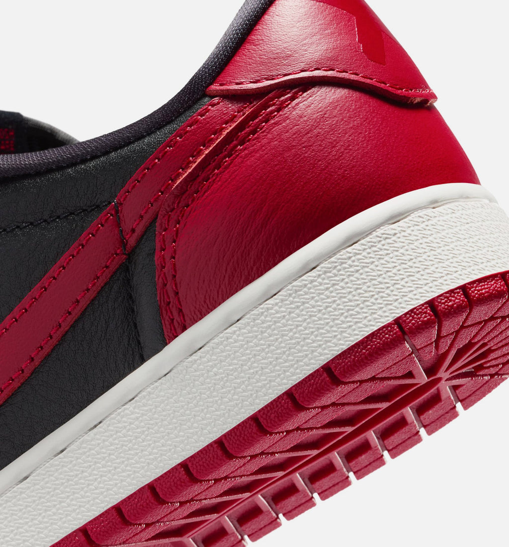 Air Jordan 1 Retro Low OG Banned Kids' Shoes - Black/Varsity Red/White