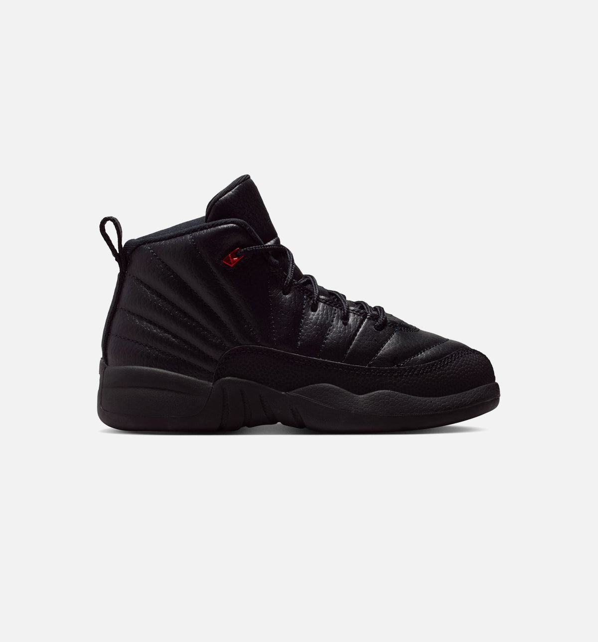 Air Jordan 12 Retro Bloodline Preschool Shoes - Black/Red