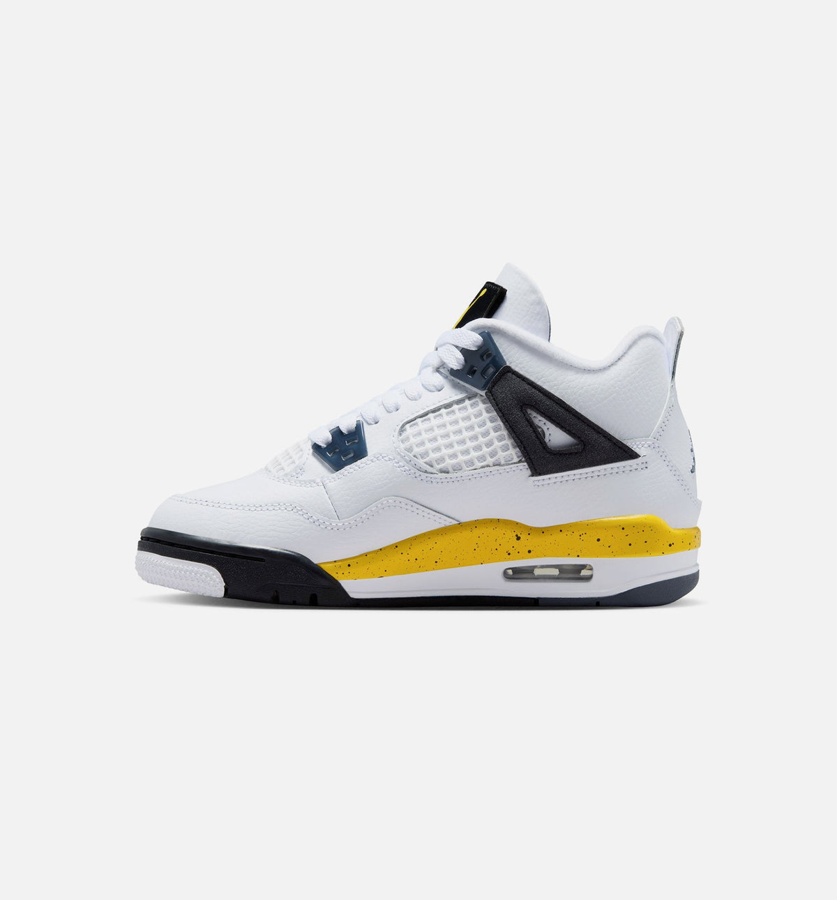 Air Jordan 4 Retro Rare Air Tour Yellow Kids' Shoes - White/Yellow/Grey