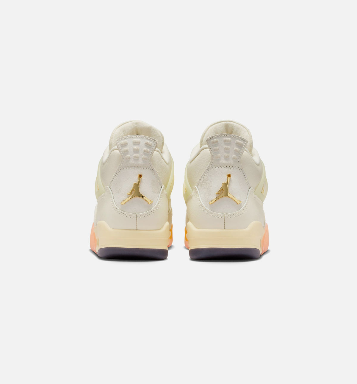Air Jordan 4 Retro Birds of Paradise Women's Shoes - Cream/Gold/Mango