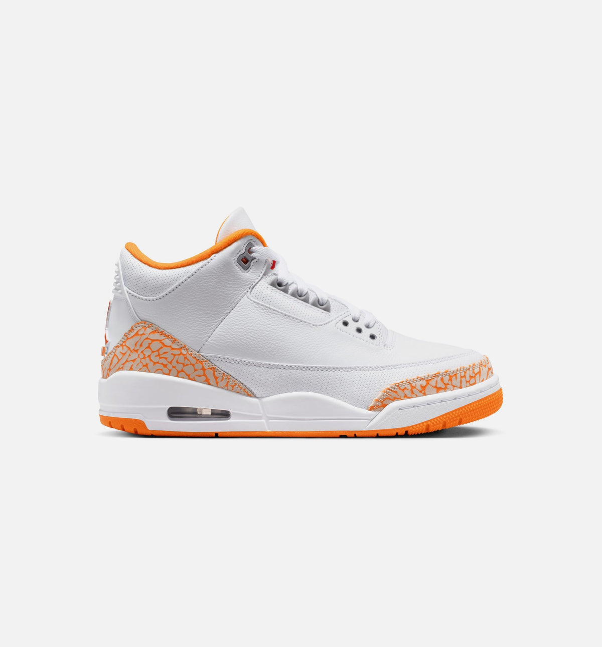 Air Jordan 3 Retro Orange Citrus Women's Shoes - White/Orange