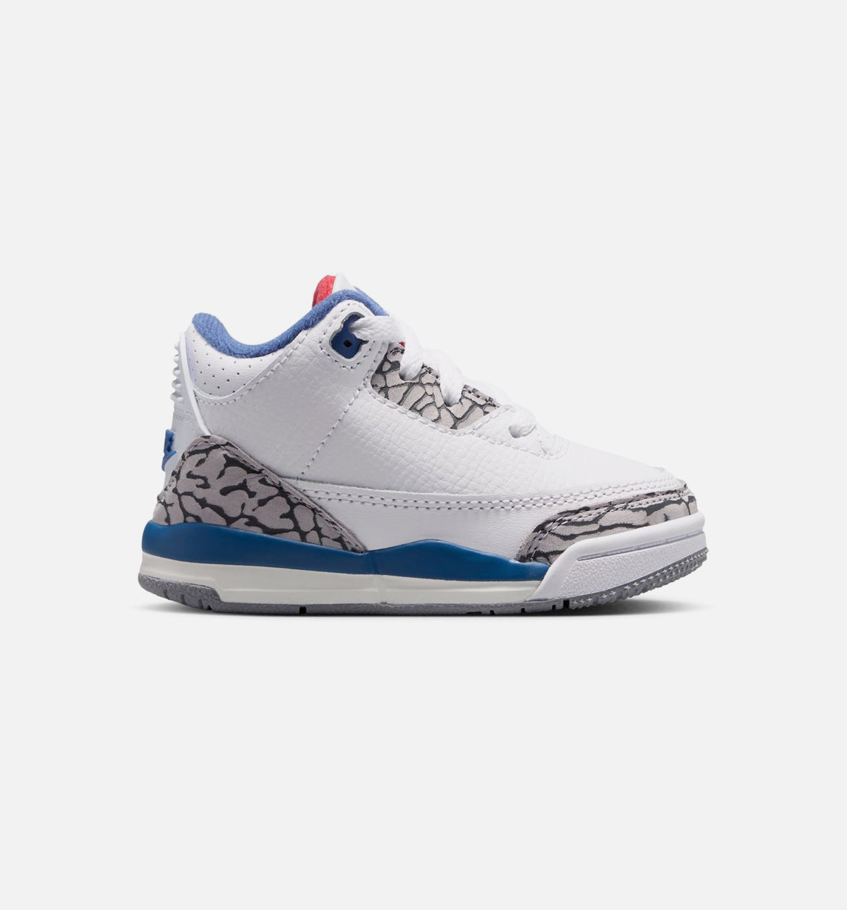Air Jordan 3 Retro OG True Blue Baby & Toddler Shoes - White/Blue/Red