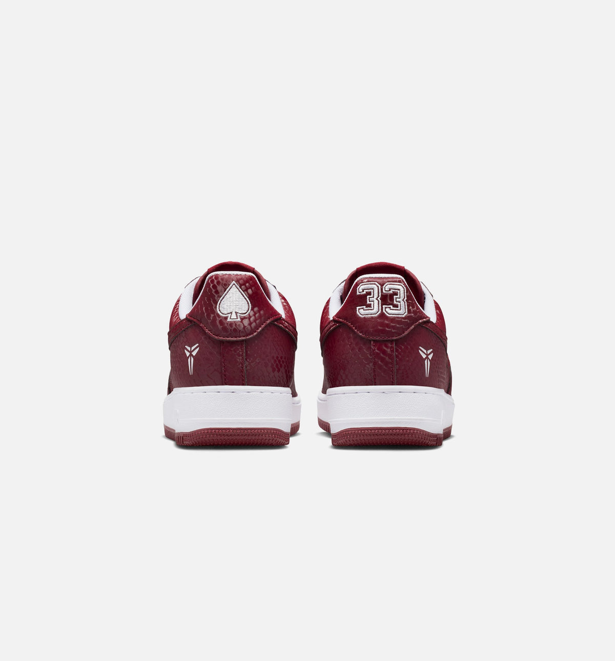 Nike Kobe Air Force 1 Low Merion Men's Shoes - Red/White