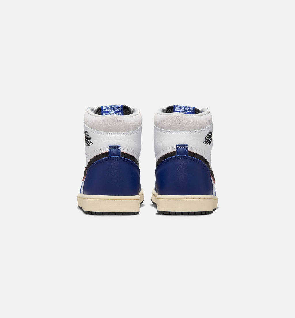 Air Jordan 1 Retro High OG Rare Air Royal Men's Shoes - White/Black/Blue