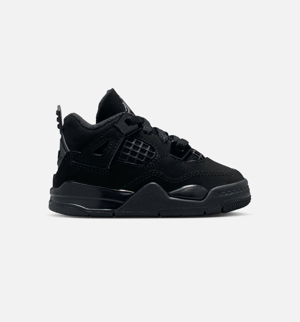 Air Jordan 4 Retro Black Cat Baby & Toddler Shoes - Black/Graphite