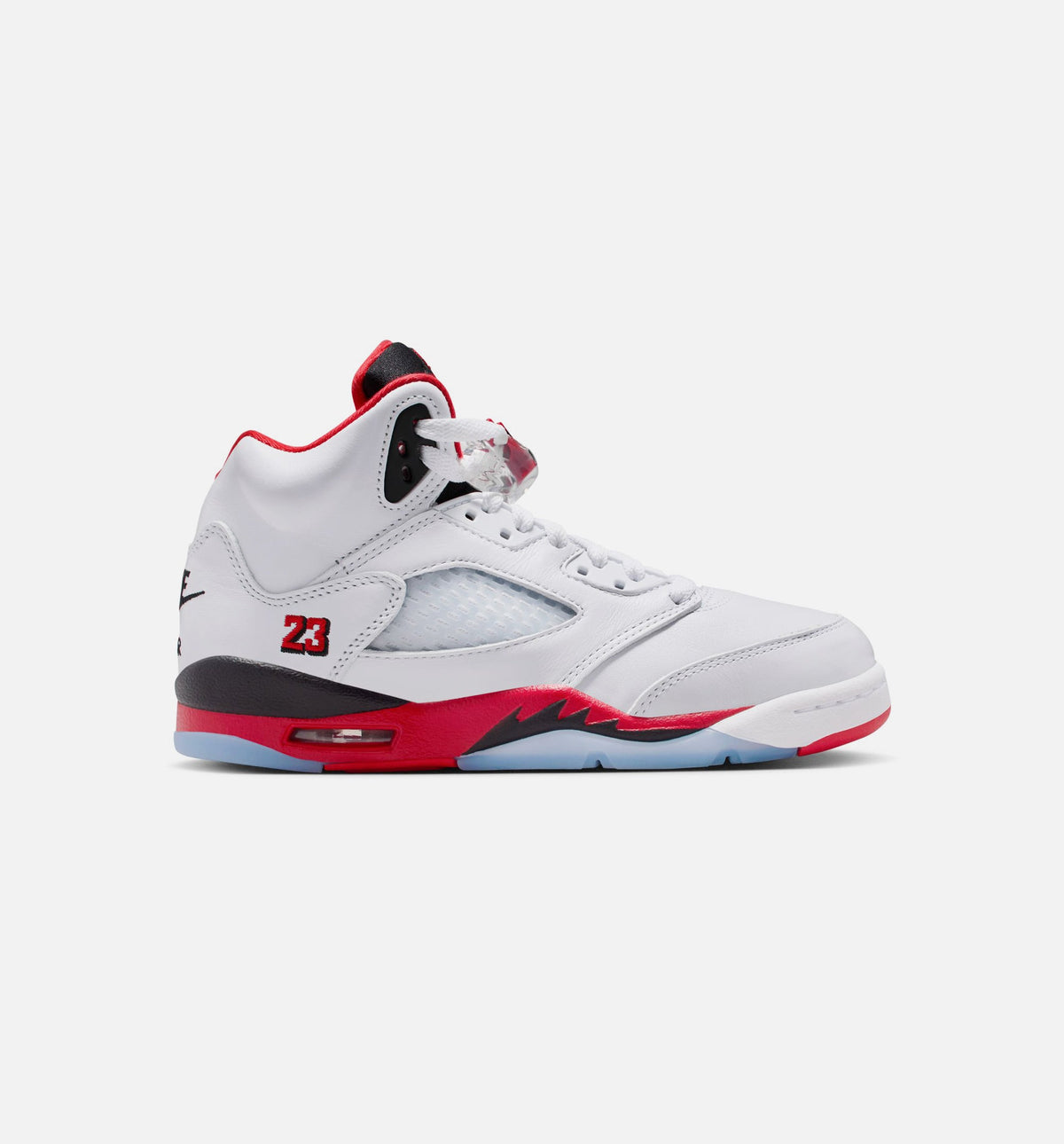 Air Jordan 5 Retro Fire Red Kids' Shoes - White/Red/Black