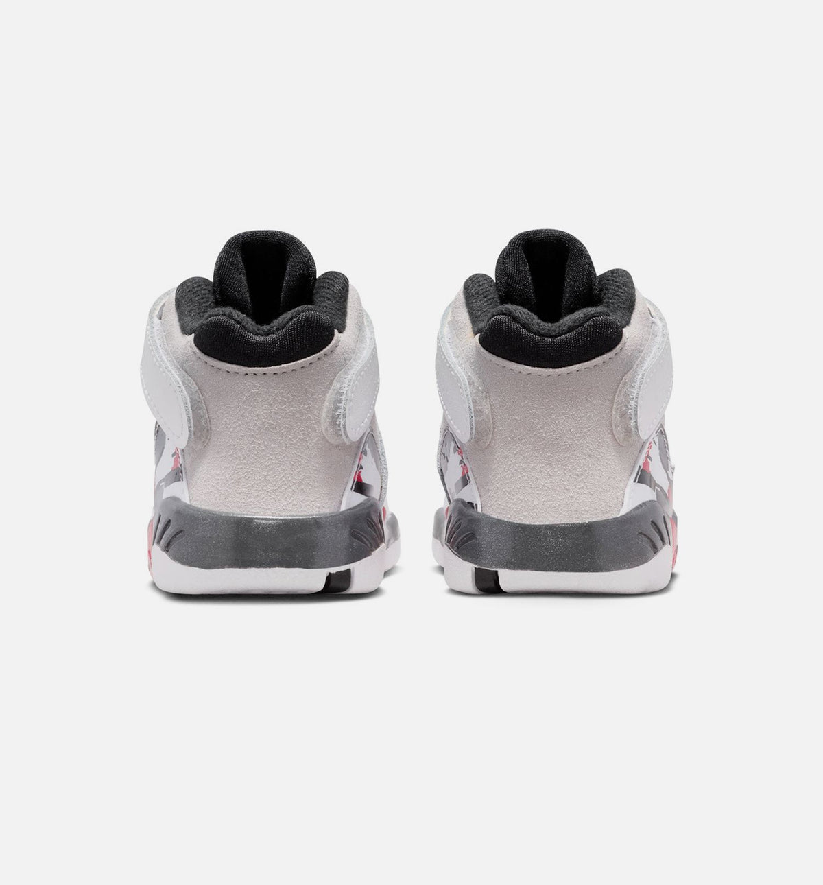 Air Jordan 8 Retro White and True Red Baby & Toddler Shoes - White/Red