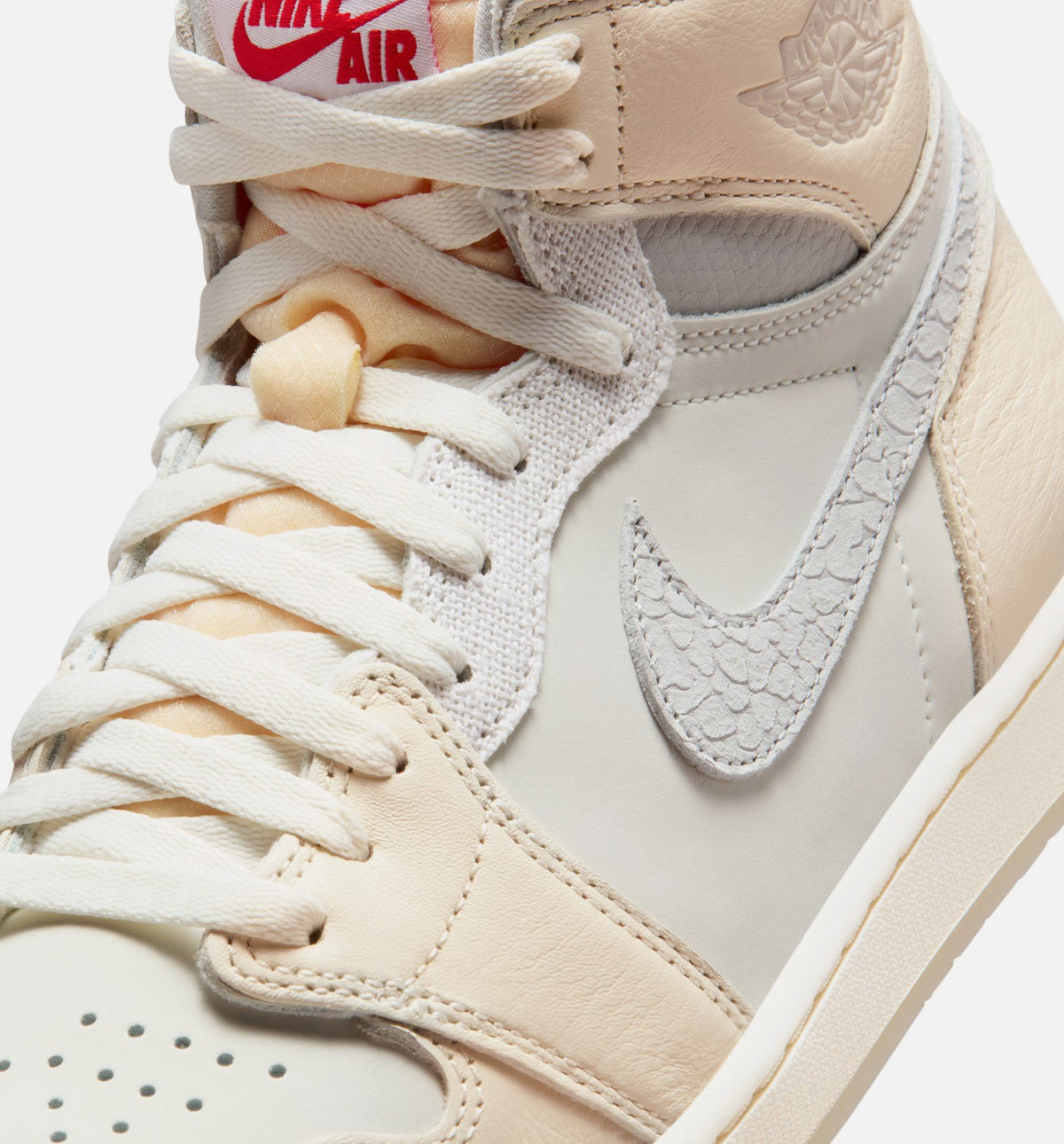 Air Jordan 1 Retro High OG Sail Men's Shoes - Cream/University Red
