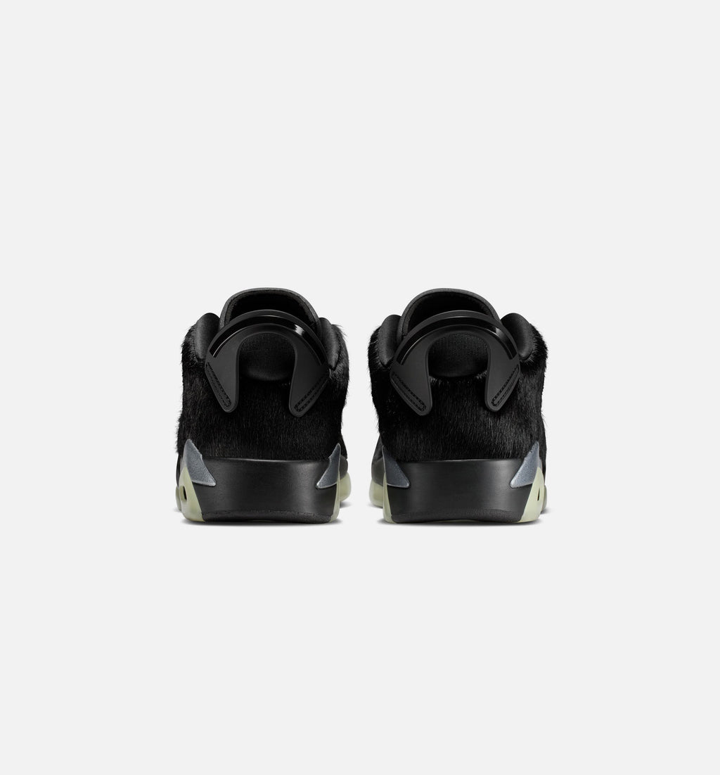 Air Jordan 6 Retro Low Blackout Women's Shoes - Triple Black