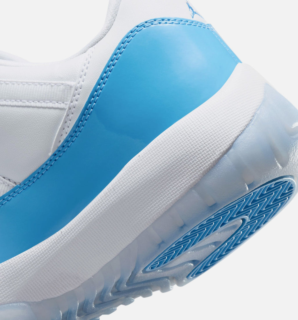 Air Jordan 11 Retro Low University Blue Men's Shoes - White/Blue