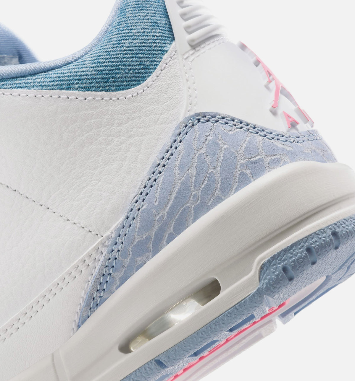 Air Jordan 3 Retro Cobalt Bliss Kids' Shoes - White/Blue/Pink