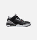 Air Jordan 3 Retro Black Cement Men's Shoes - Black/Fire Red/Grey
