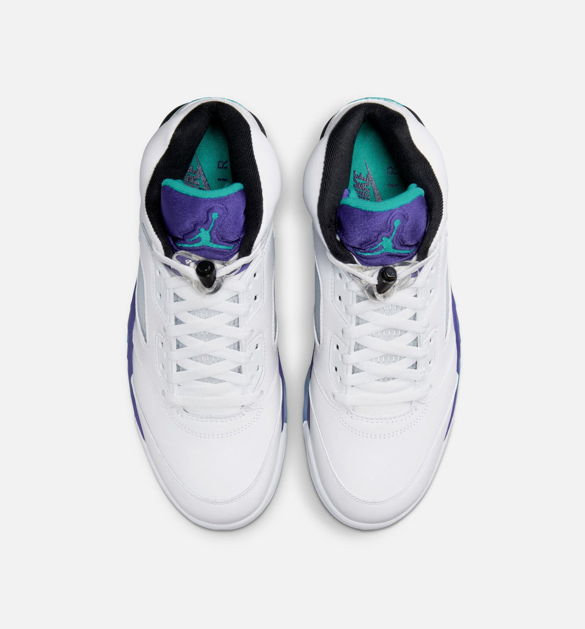 Air Jordan 5 Retro Grape Men's Shoes - White/Purple/Green