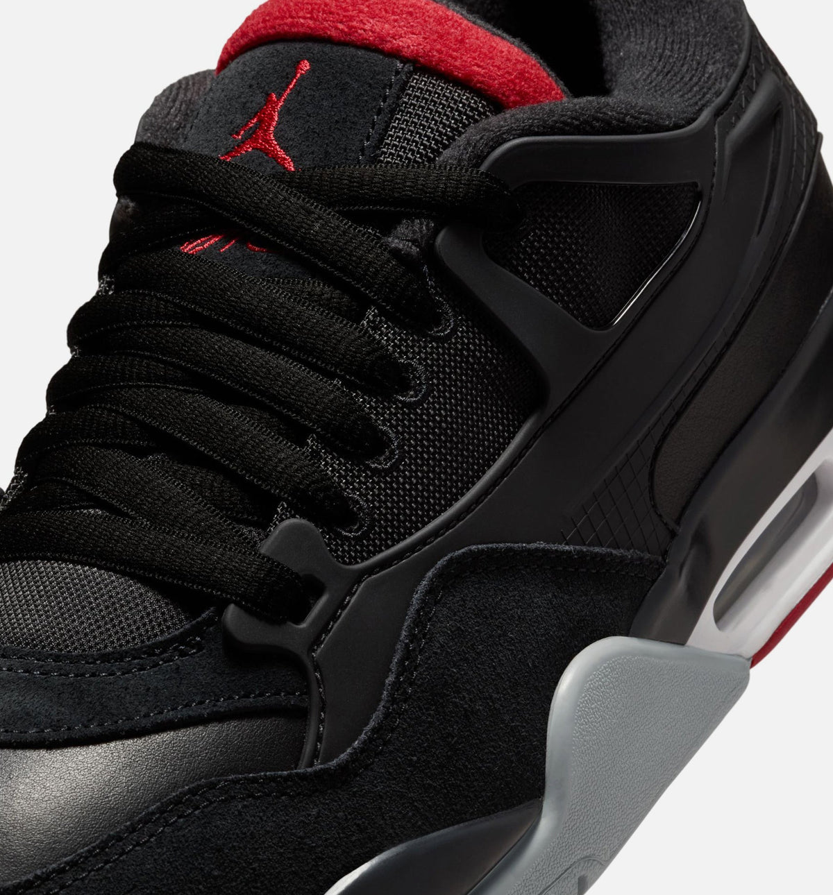 Air Jordan 4 RM Men's Shoes - Black/Grey/Red