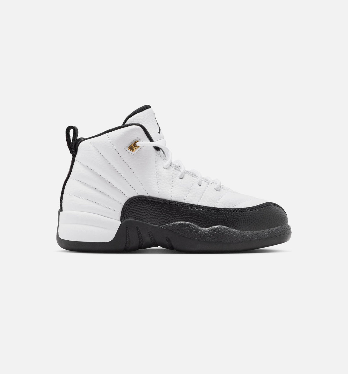 Air Jordan 12 Retro Taxi Preschool Shoes - White/Black/Yellow
