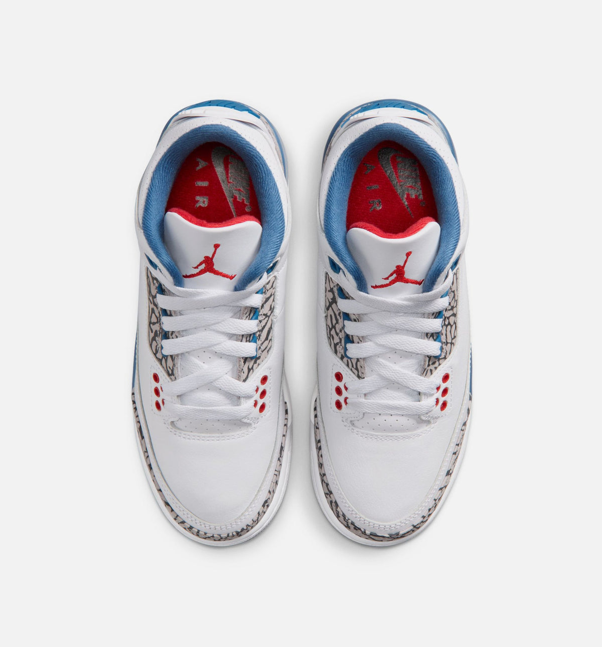 Air Jordan 3 Retro OG True Blue Kids' Shoes - White/Blue/Red