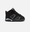 Air Jordan 6 Cap & Gown Baby & Toddler Shoes - Black/Silver