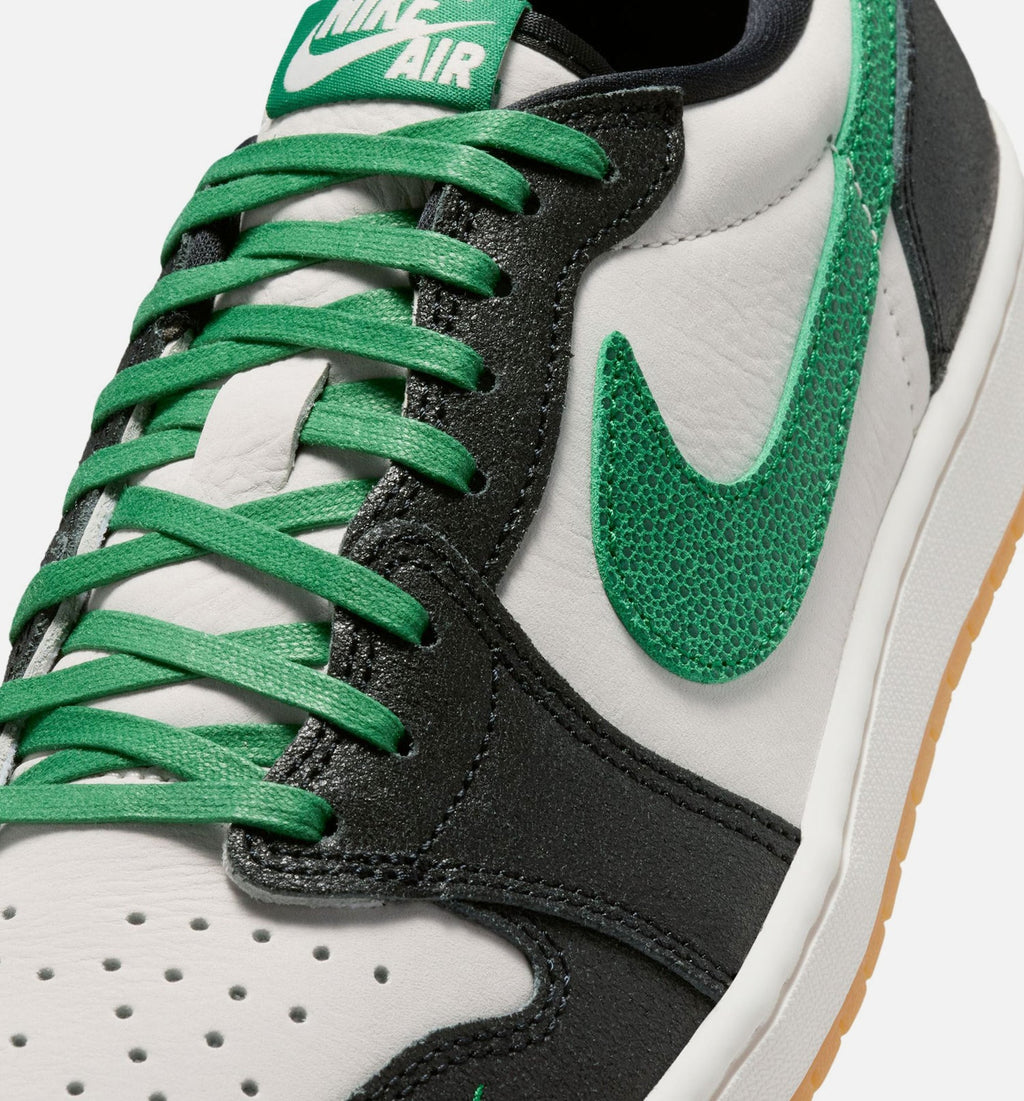 Air Jordan 1 Retro Low OG Pine Green Men's Shoes - Phantom/Green/Black