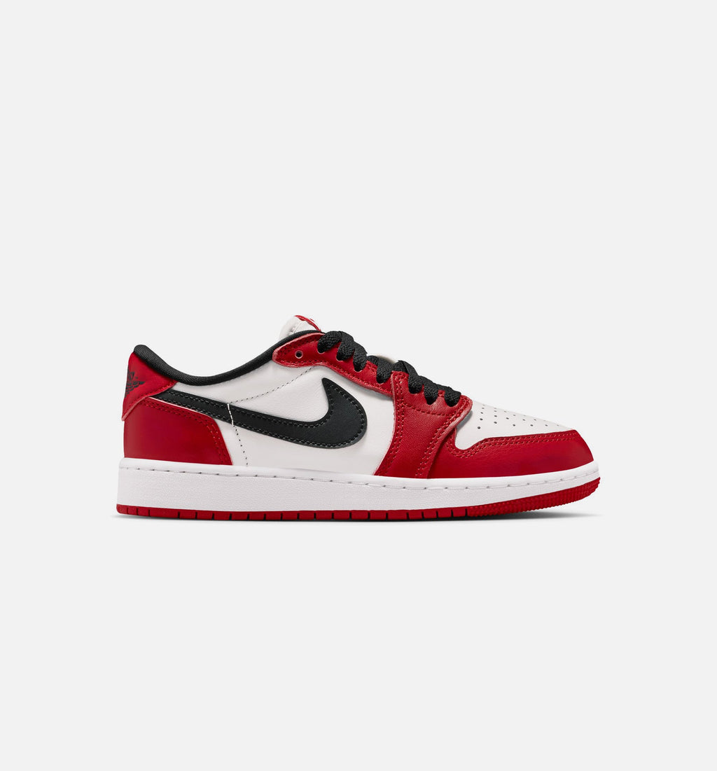 Air Jordan 1 Retro Low OG Chicago Kids' Shoes - Red/Black/White