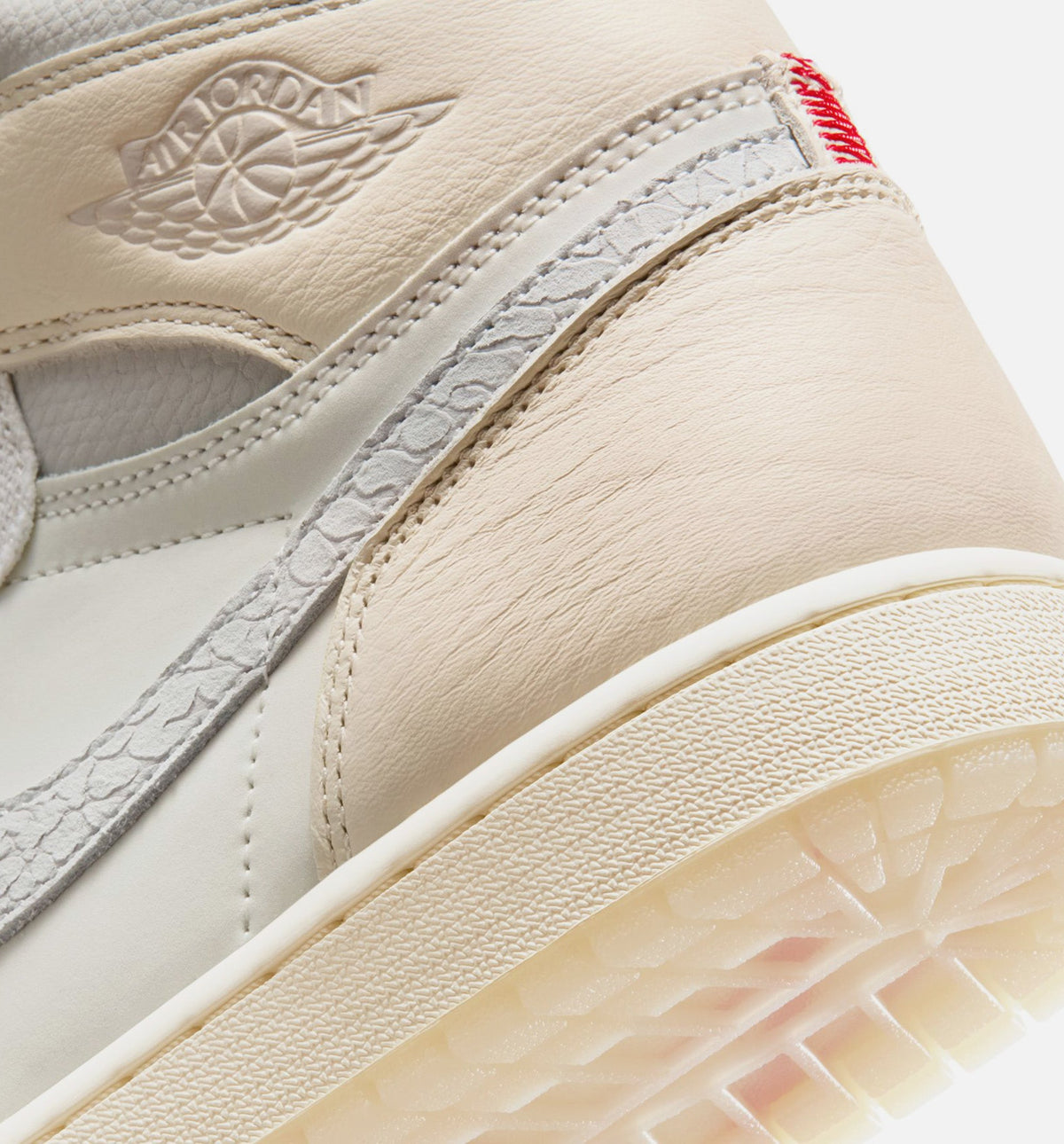 Air Jordan 1 Retro High OG Sail Men's Shoes - Cream/University Red