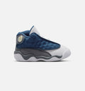Air Jordan 13 Retro Navy and Flint Grey Baby & Toddler Shoes - Navy/Grey