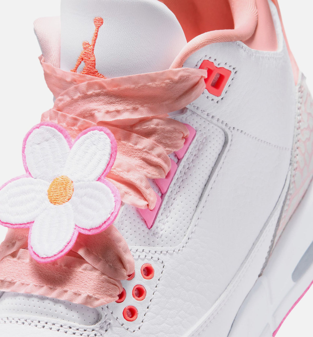 Air Jordan 3 Retro Spring Flowers Kids' Shoes - Pink/Orange