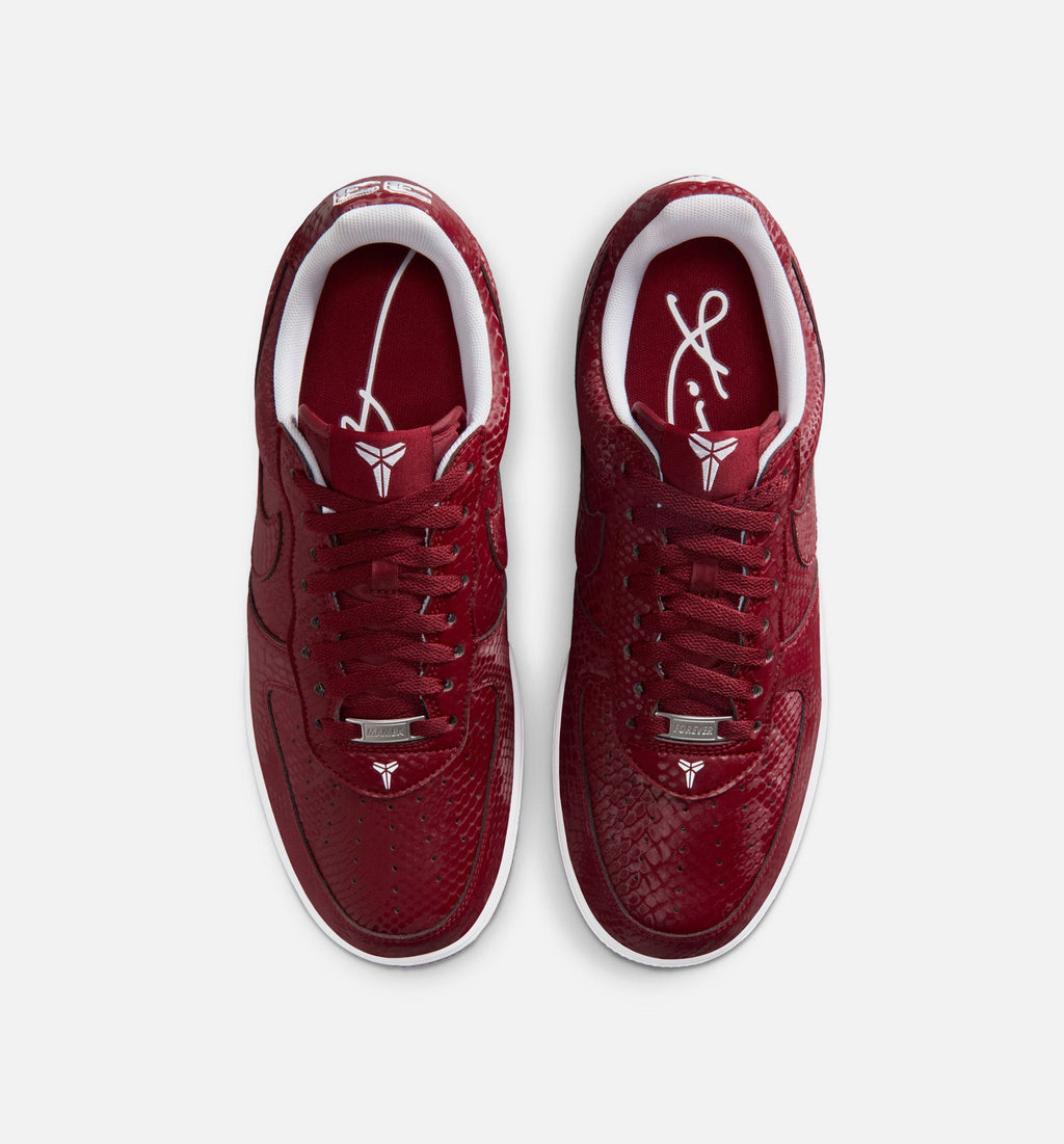 Nike Kobe Air Force 1 Low Merion Men's Shoes - Red/White