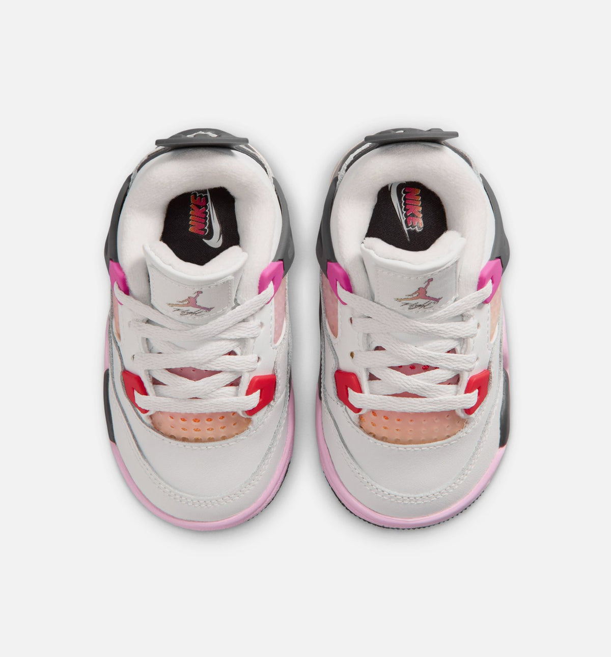 Air Jordan 4 Retro Comic Baby & Toddler Shoes - Off White/Pink/Grey