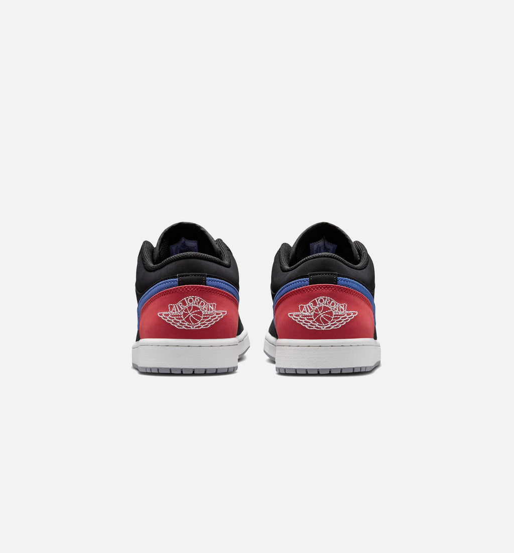 Air Jordan 1 Low Men's Shoes - Black/White/True Blue/Varsity Red