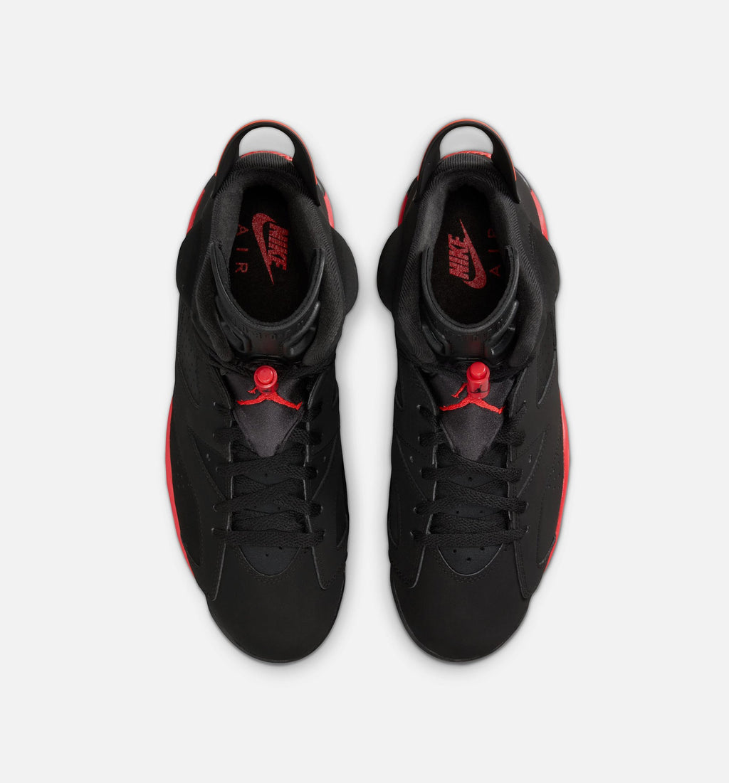 Air Jordan 6 Retro Infrared Salesman Men's Shoes - Black/Red