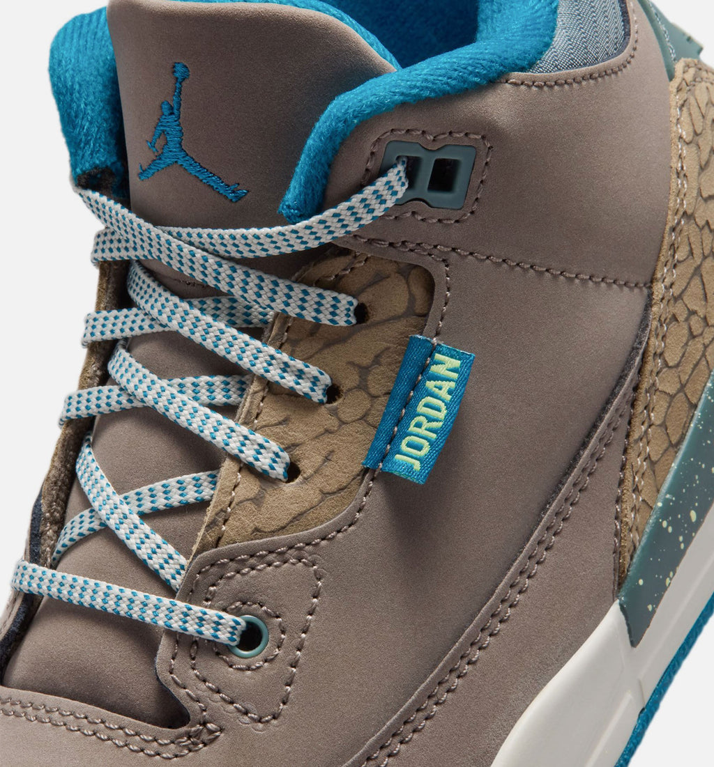 Air Jordan 3 Retro Olive Grey Preschool Shoes - Olive/Green/Khaki